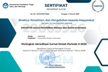 Sertifikat Akreditasi Sinta 2 DIDAKTIS